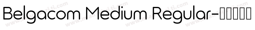 Belgacom Medium Regular字体转换